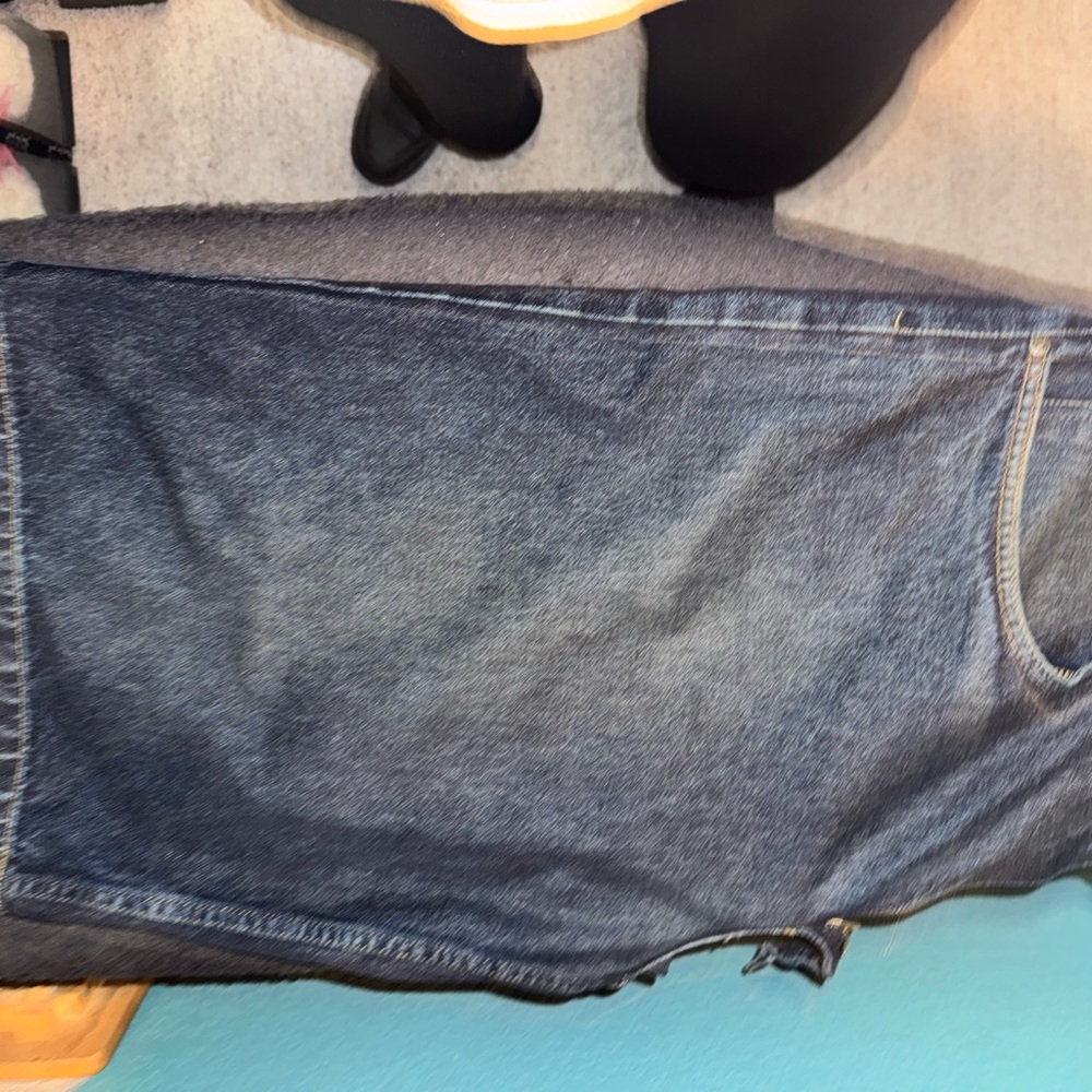 Anchor Blue Relaxed Blue Jean Shorts